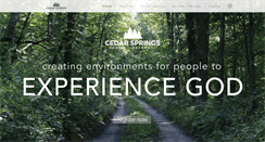 Desktop Screenshot of cedarspringscamp.com
